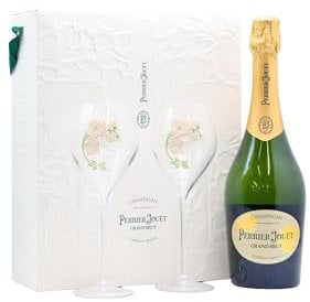 Perrier Jouet - Grand Brut - Champagne 75cl 12.5% ABV Glass Pack