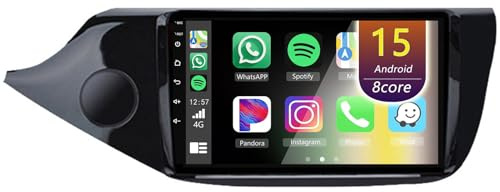 Eouyt Android Radio Coche para Kia Ceed 2012-2016 con Carplay Android Auto, Radio Táctil de 9 Pulgadas con WiFi Bluetooth(LHD,8Core(8+256GB))