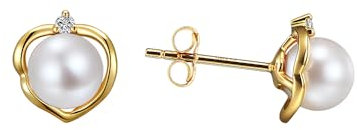 Original McPearl Diamant Akoya Perlen Ohrringe. Top Qualität aus Deutschland.