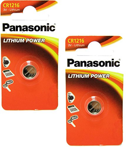 Panasonic CR1620 Lot de 2 piles bouton au lithium 3 V