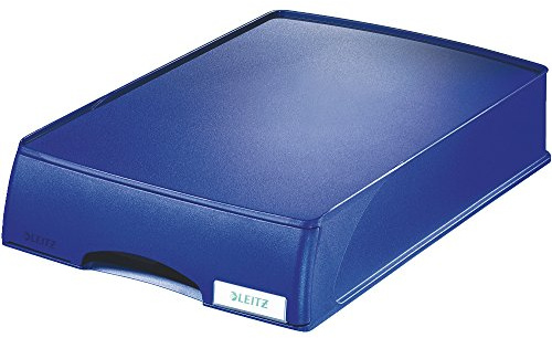 Leitz A4 Letter Tray Drawer Unit, Blue, Plus Range, 52100035