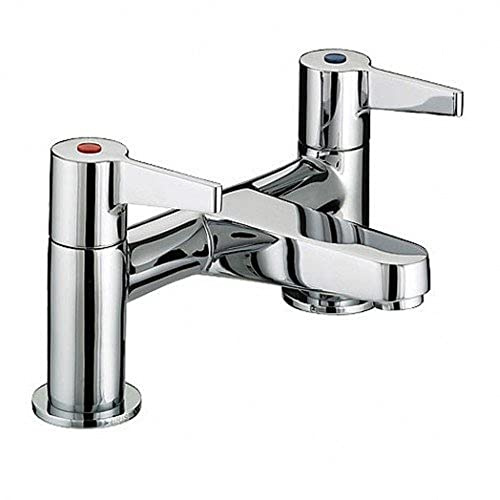 Bristan Design Utility Bathroom Taps, Chrome Bath Filler tap | DUL BF C, Modern design, Matching bathroom sink taps available, Lifetime Cover
