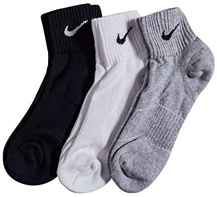 NIKE Performance Cushion Quarter Lot de 3 paires de chaussettes d'entraînement