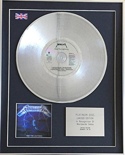 Century Music Awards METALLICA Edtn CD Platinum Disc – Ride The Lightning
