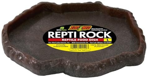 Zoo Med Repti Rock Food Dish LG, Futternapf für Reptilien, L (1er Pack)