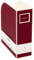 Semikolon 352734 Stehsammler A4 – Zeitschriften-Sammler, Dokumenten-Ordner, Format 10,5x26x31 cm – burgundy dunkel-rot