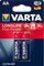 Varta 2 x Red AA Alkaline Batteries 4706
