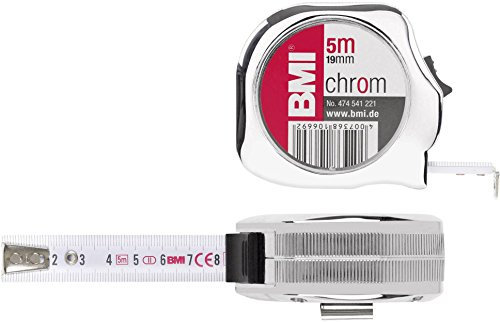 BMI 474841221 Taschenbandmaß Chrom 8 m