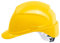 uvex pheos B-WR Schutzhelm - Belüfteter Arbeitshelm für die Baustelle - mit Drehrad - gelb
