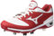 Mizuno Dominant Ic Baseballschuh für Herren, rot/weiß, 40 EU