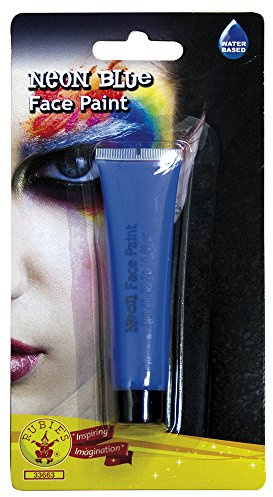 Rubies 's – Makeup Neon für Gesicht, Einheitsgröße, Blau (33663)
