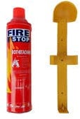 B-black® Mini ESTINTORE SPEGNIFUOCO Portatile 500 ML per Auto Barca Camper CASA