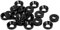 Sourcingmap M4 Aluminium Alloy Cup Head Engine Bay Bumper Washer Black 20pcs