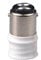 2x B15/BA15D Auf E14 Adapter Lampenfassungen Glühbirnen Konverter Halter Neu DE