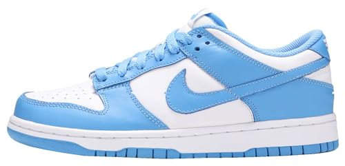Nike Nike Dunk Low Retro-Basketballschuh für Herren, Weiß/Schwarz/Metallic-Silber/Wh, 36 EU