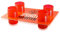 BestPlug Original 2cl Shot-Glas Set rot von Jägermeister ® 4x rote milchige Scharf Shot-Gläser Cup Cup's mit Tablett