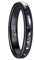 Vakki Wolframkarbidring für Damen Herren 4mm Schwarz Eheringe mit Makaronfarbenes Türkis Paarring Freundschaftsring Größe 58 (18.5)