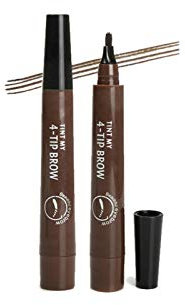 Augenbrauenstift Wasserdichter Augenbrauenstift Tattoo-Augenbrauenstift Wasserdichter Augenbrauenstift Gabelförmige Spitze Augenbrauenstift Dauerhaftes natürliches wischfestes AugenbrauenMakeup