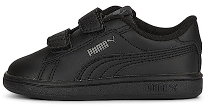PUMA Unisex Baby Smash 3.0 L V Inf Turnschuhe, Puma Black Shadow Gray, 22 EU