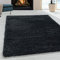 Muratap Pearl Soft Teppich - Hochflor Teppich Extra Weich für Wohnzimmer, Schlafzimmer, Kinderzimmer, Flur Moderner Deko - Große: 140x200 cm - Farbe: Anthrazit