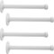 LINKPIPES Regal Halterung, 4-Pack schwimmende Regal Halterung Rustikale Wand montiert, industrielle Rohr Regal Regal Heavy Duty Support Hardware für Holz (8,Weiß)
