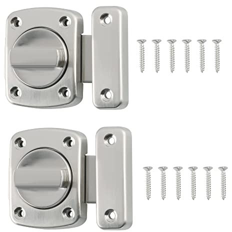 Push lock,2 Stück Push Button Catch Door Lock, keyless-Schrank Pull Lock, Keyless Locks Riegelknopfschrank, Push Lock, Möbelschlosser Schloss für Wohnmobil Caravan Van Cabinet Door