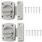 Push lock,2 Stück Push Button Catch Door Lock, keyless-Schrank Pull Lock, Keyless Locks Riegelknopfschrank, Push Lock, Möbelschlosser Schloss für Wohnmobil Caravan Van Cabinet Door