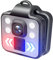 Caméra Corporelle 1080P Mini Caméra de Sports de Plein Air, Caméra Portable 1080P, Enregistreur Vidéo Portable, Lampe Frontale à 3 Modes LED, étanche IP65, Autonomie de la (Noir)