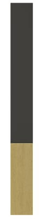 EGLO LED Wandlampe Tudons, Wandleuchte für innen, minimalistische Wand-Flurlampe aus Metall in Schwarz und Holz in Natur, warmweiß