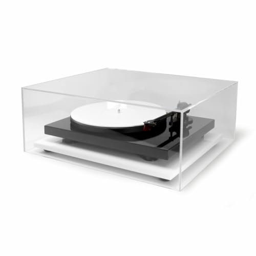 Premium Custom Size Turntable Dust Cover Clear Acrylic (520 x 430 x 205mm)
