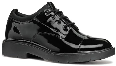 Geox D Spherica Ec1 B, Oxford Mujer, Negro, 39 EU