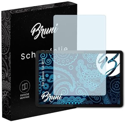 Bruni Película Protectora compatible con Lenovo Tab M11 Protector Película, claro Lámina Protectora (2X)