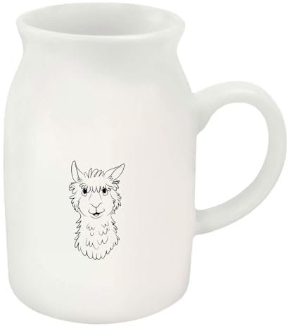 300ml 'Llama Face' Ceramic Milk Jug (MJ00005744)