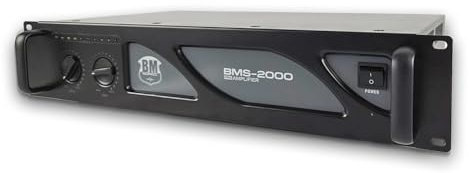 Amplificateur DJ Sono BMSonic BMS-2000-2x1000W - Technologie MOSFET avec Ventilation Continue