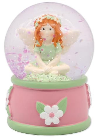 TapirElla Schneekugel Elfenprinzessin - handbemalte Schüttelkugel Engel - Traumkugel Elfe mit Geschenkverpackung - Glaskugel - Fantasy Engelchen Geschenkidee mit schönem Motiv von Lutz Mauder