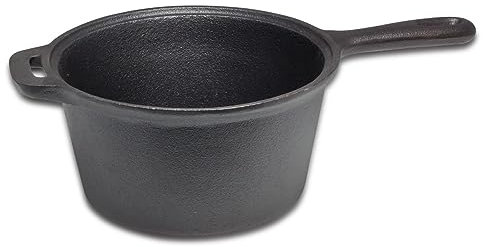 Blackwell Saucepan Cast Iron - Sauce Pan - ø 18 cm - 1.5 liters - Without Non-Stick Coating