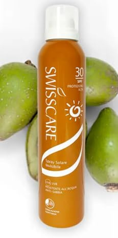 Swisscare unsichtbares Sonnenspray, LSF 30, hoher Schutz, wasserfest, sandabweisend