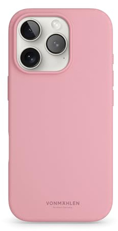 VONMÄHLEN Soft Silicone Case Kompatibel mit iPhone 16 Pro & MagSafe - Weiche Silikonhandyhülle aus recycelten Materialien - Handyhülle mit Mikrofaserfutter und Kamera-Displayschutz