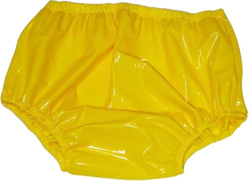 PVC Inkontinenz-Schlupfhose Für Erwachsene,Kunststoff Schutz Hosen,Wasserdichter Windel Slip,Stuhlinkontinenz Slip,Waschbar Und Wiederverwendbar, Lähmungs-Stillhose,Gummihose