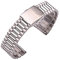 HMFANG 316L Edelstahl Uhrenarmband Silber Gold Damen Uhrenarmbänder 12mm 14mm 16mm 18mm 20mm Uhrenarmband Verschluss(Silver,18mm)