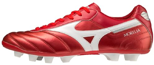 Mizuno Morelia II Elite FG Ruby Red 40th Anniversary Unisex