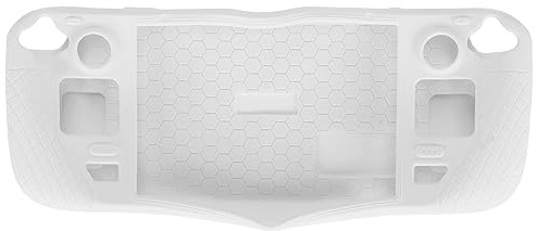 Vistreck Shockproof Silicone Protective Case for Steam Deck - Ergonomic Design & All-Around Protection (Cream White)