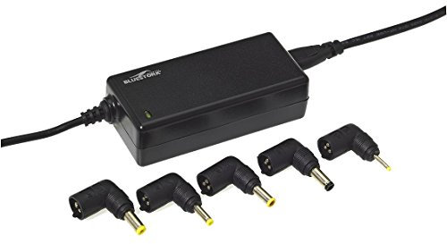 Bluestork – Chargeur 40W - Alimentation universelle pour notebook 40W – 5 embouts interchangeables - Câble de 2.8m – Protection Actives