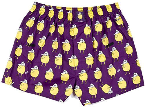 Lousy Livin Underwear Herren Boxershorts Zitrone Black