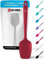 DI ORO® - Cuillère de cuisine en silicone - Cuillère maryse silicone résistante à 315 ºC - Design sans coutures - Silicone professionnel antiadhésif avec âme en acier inoxydable