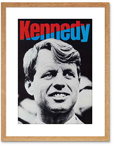 Wee Blue Coo Ad Political Kennedy Bobby Tribute Civil Rights Sirhan Framed Wall Art Print