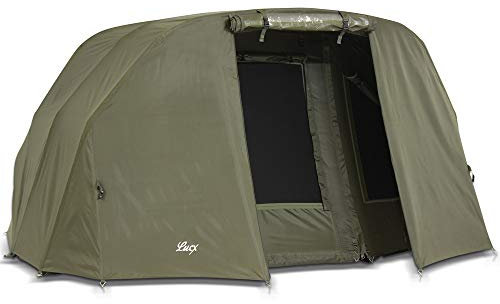 Lucx Winterskin Überwurf für Tiger Bivvy - wetterfester Overwrap für Angelzelt & Karpfenzelt - 10.000 mm Wassersäule, 210D PU Nylon, inkl. Tragetasche & Heringe