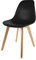 THE HOME DECO FACTORY Stuhl, skandinavisch, Höhe 83 cm, Schwarz
