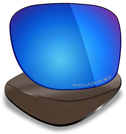 Mryok Lentilles de rechange pour Oakley Holbrook OO9102-55mm - Options, Anti-corrosion de l'eau de mer polarisée - Bleu glacier, Taille unique