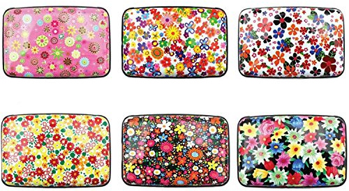 Credit Card Holder | Floral Design | 1 Piece | Multicoloured | 11 cm x 8 cm x 2 cm